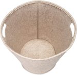 Parker Baby Nursery Laundry Hamper - Felt Storage Basket and Baby Hamper for Nursery (Oatmeal) - Image 7